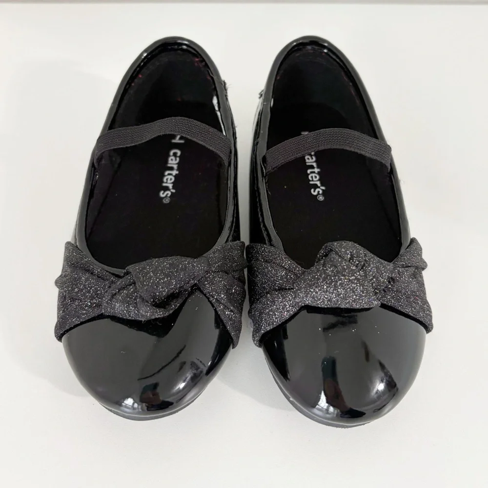 Carter's Patent Leather Toddler Ballet Flats Dress Shoes Size 7